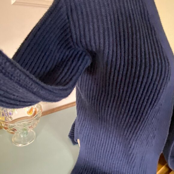 J Crew Mercantile ribbed cardigan in blue - size s - Picture 4 of 12